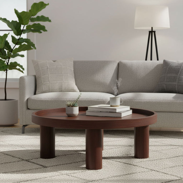 Crescent Coffee Table - Chestnut