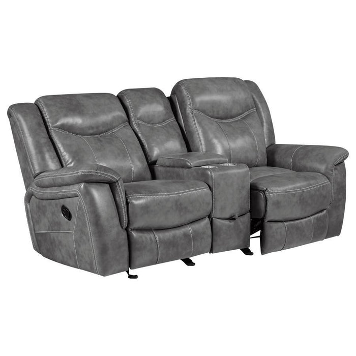Conrad - Motion Loveseat - Cinza