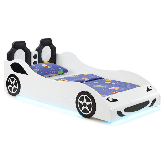 Solana - Race Car Bed With Underglow Lights