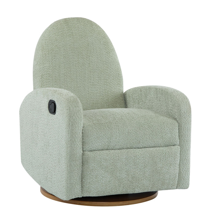 Contemporary 360 Swivel And Glider Recliner Chair