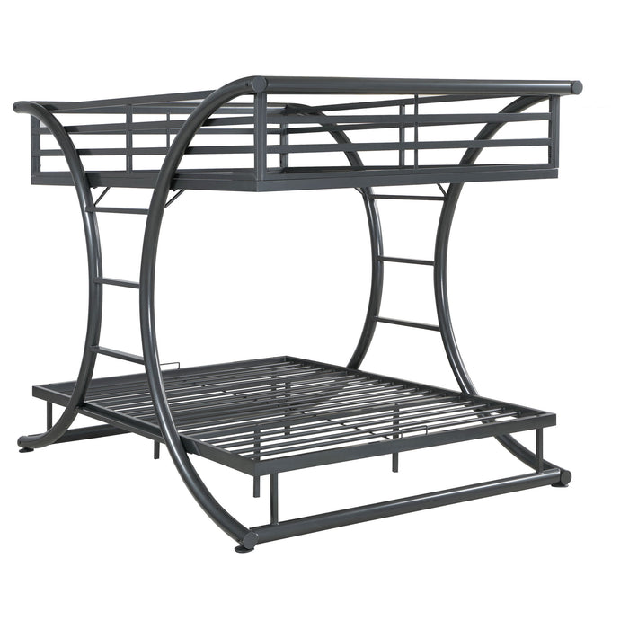 Weston - Bunk Bed Full Over Full - Gunmetal