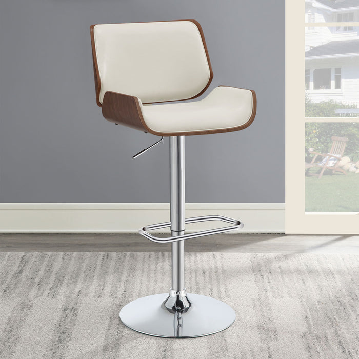 Adjustable Bar Stool - Ivory