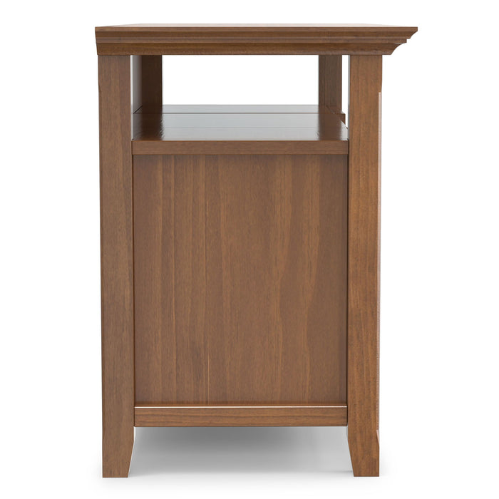 Amherst - TV Media Stand - Medium Saddle Brown