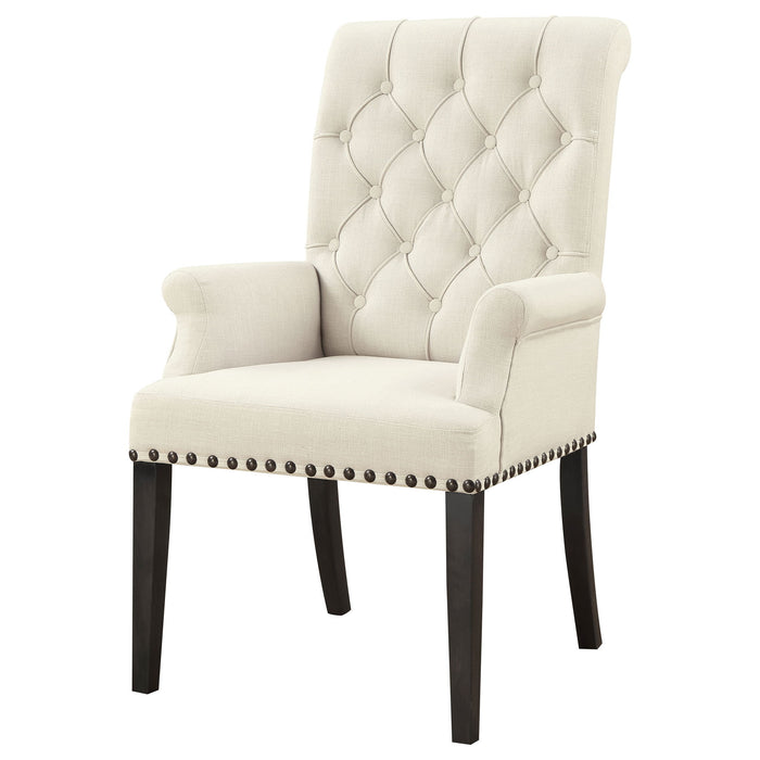 Tufted Arm Chair - Beige