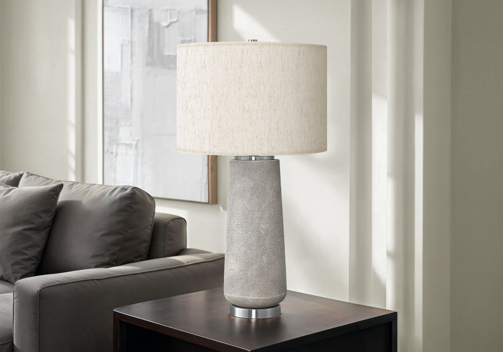 Lighting, Table Lamp, Resin, Modern - Gray