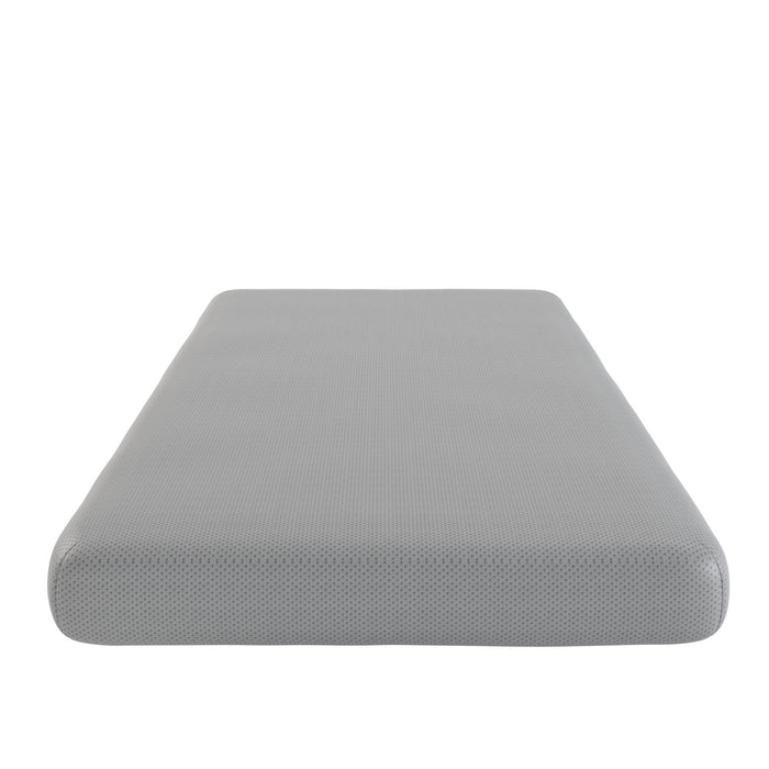 5" Memory Foam Mattress With Responsive Support And Breathable Cover