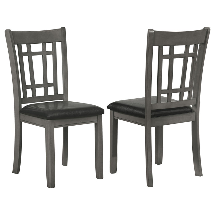Lattice Back Side Chairs (Set of 2)