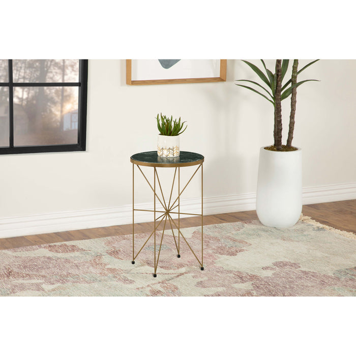 Sidney - Round Side Table - Green