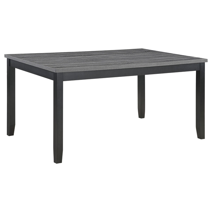 Van - Piece Dining Set - Black / Gray