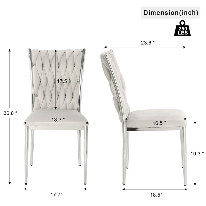 Modern Dining Chair Set For Dining Room