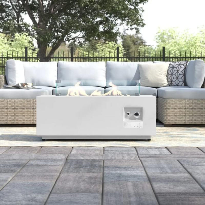 Outdoor Fire Pit Table With Lid, Fuel Versatility