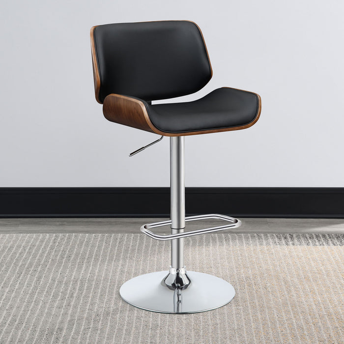 Adjustable Bar Stool - Black