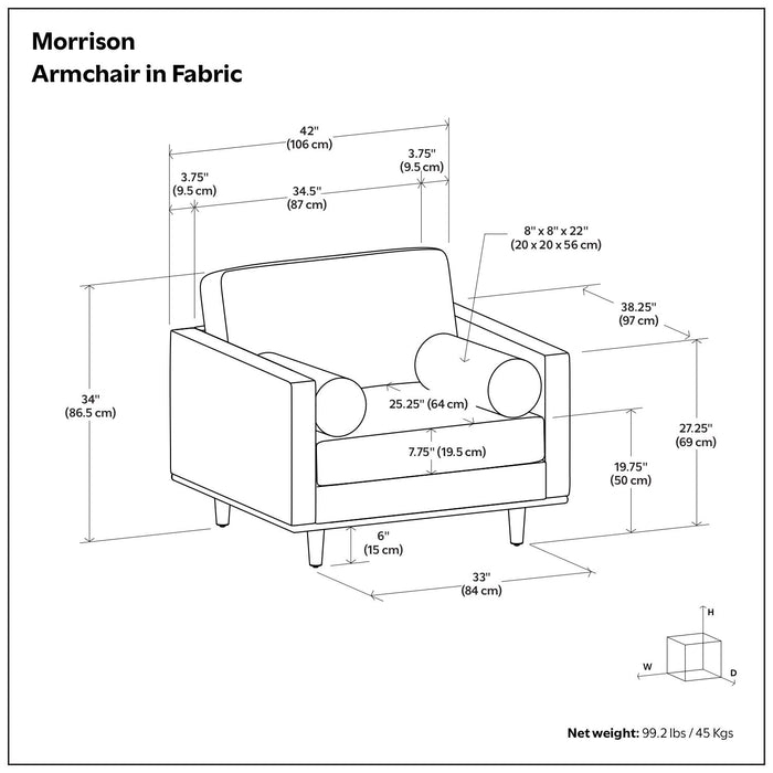 Morrison - Wide Arm Chair