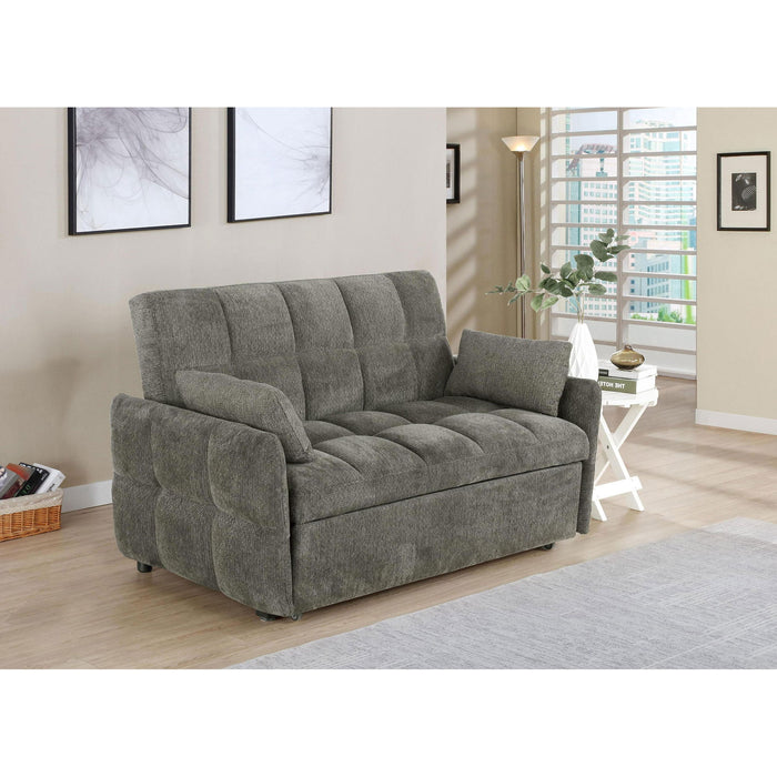 Alvara - Tufted Cushion Pull Out Sleeper Sofa Bed