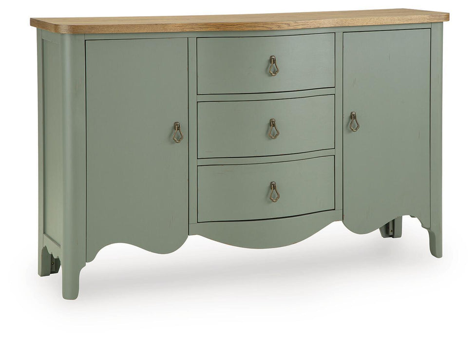 Actonville - Accent Cabinet - Antique Green
