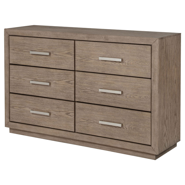 Gibbons - 6 Drawer Dresser With Ample Storage - Brown