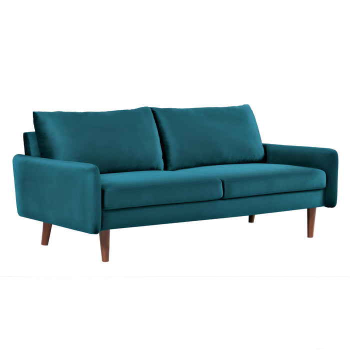 Upholstered Loveseat Sofa, 2 Seater Couch For Living Room Apartment