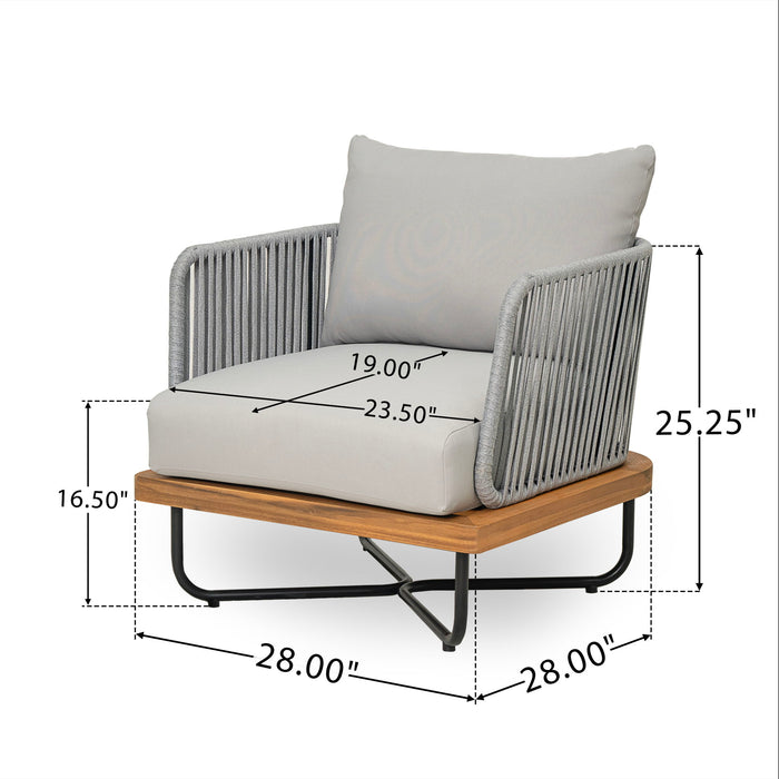 Lucca - Outdoor Acacia Wood Chair
