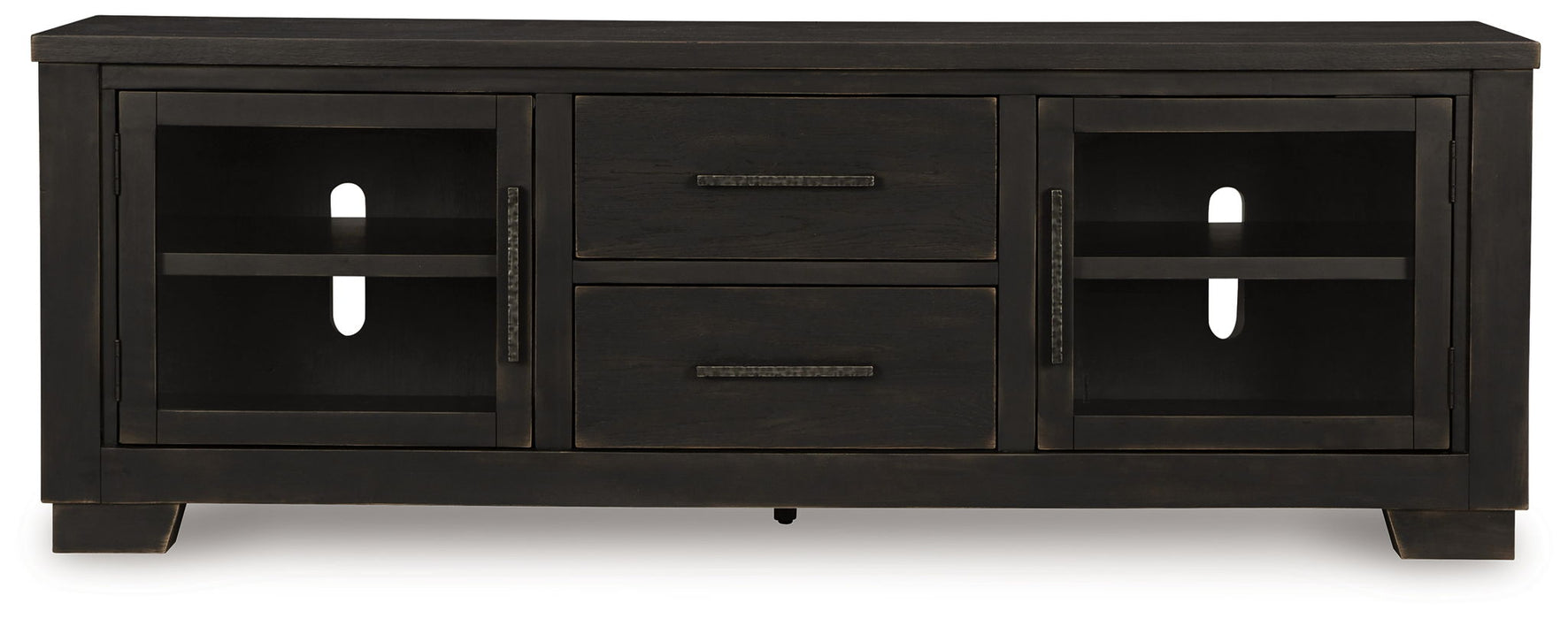 Galliden - Extra Large TV Stand - Black