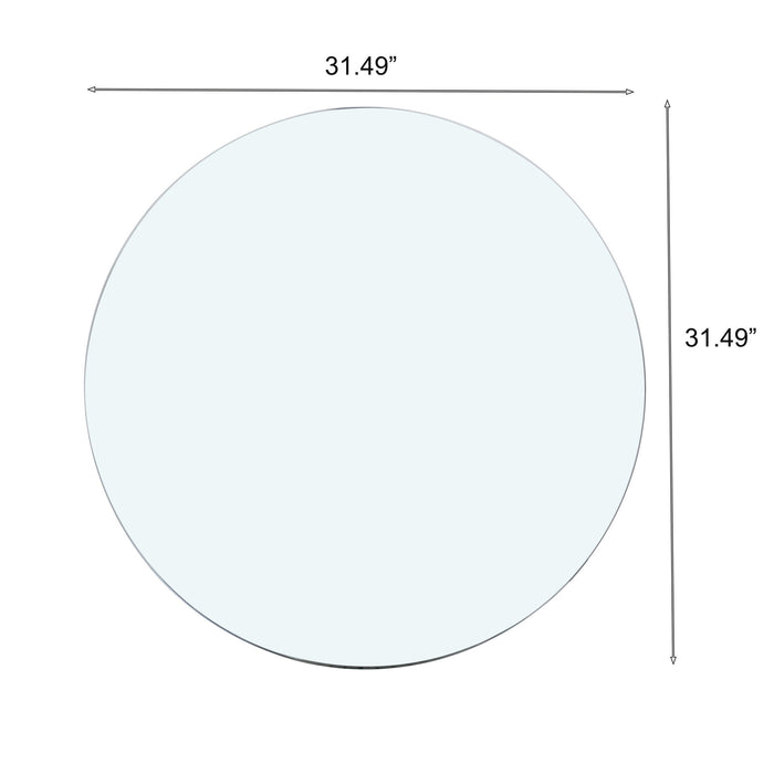 Round Tempered Glass Table Top