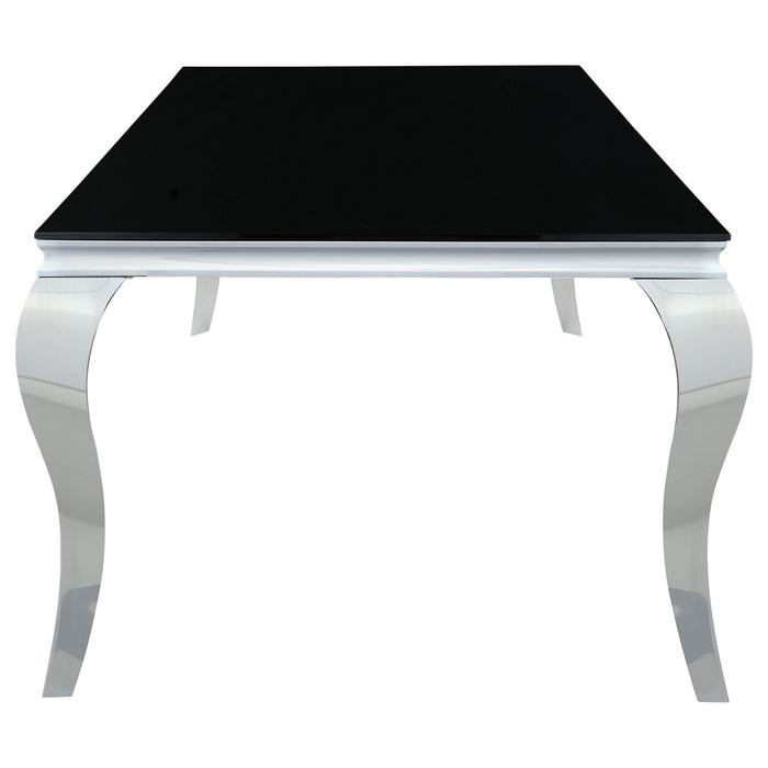 Dining Table - Black / Silver