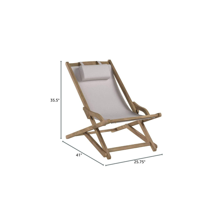 Arcadia - Outdoor Sling Chair With Pillow