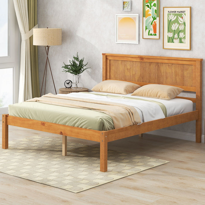 Platform Bed Frame With Headboard