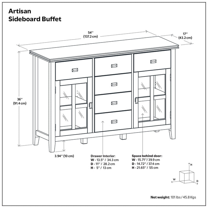 Artisan - Sideboard Buffet - Brown