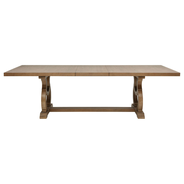Fremont - Trestle Rectangular Dining Table With Removable Leaf