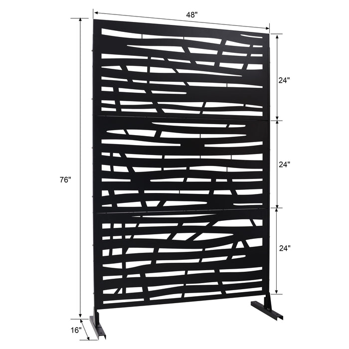 Outdoor & Indoor Privacy Screen Metal Privacy Screen