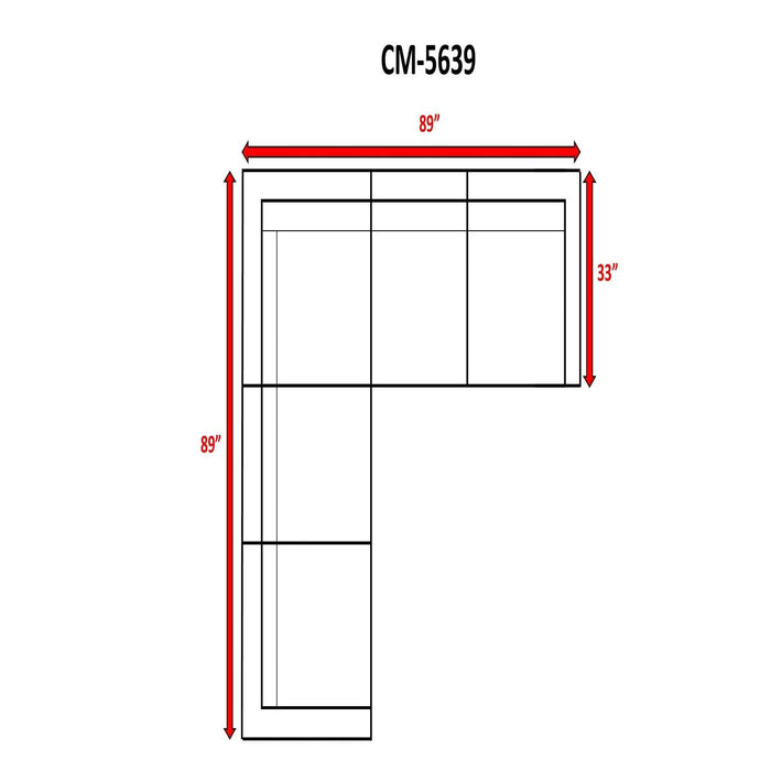 Ana - Outdoor Sectional Sofa With Cushions - Brown