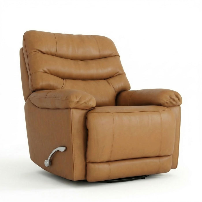 Oslo Antelope - Swivel Glider Recliner With Manual Footrest