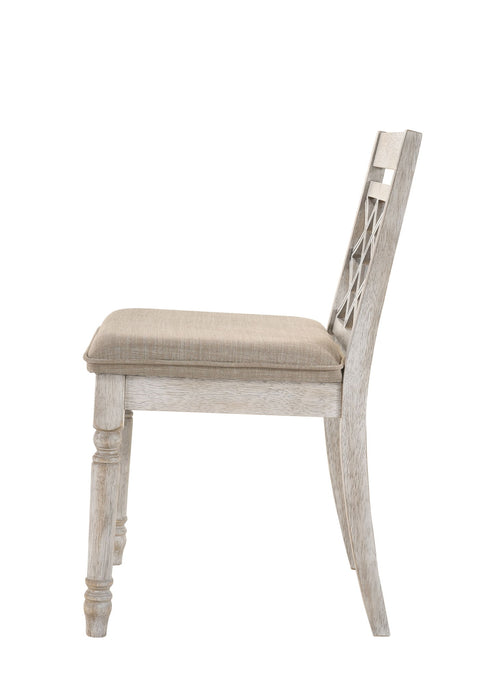 Havanna - Wide Chair With Cushion (Set of 2) - Off White