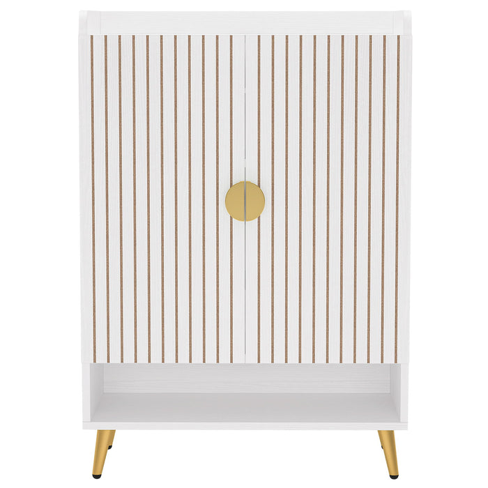 Shoe Cabinet With Doors, 7 Tier Storage Organizer