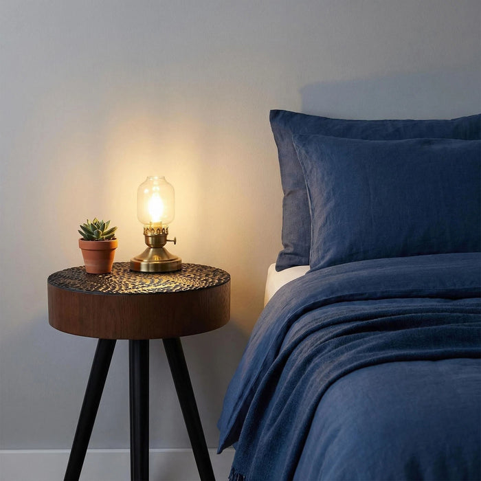 Round Coffee Table With Carved Top For Living Room