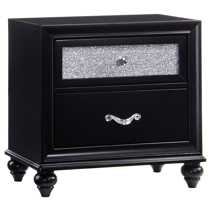 Wilton - 2 Drawer Nightstand - Black