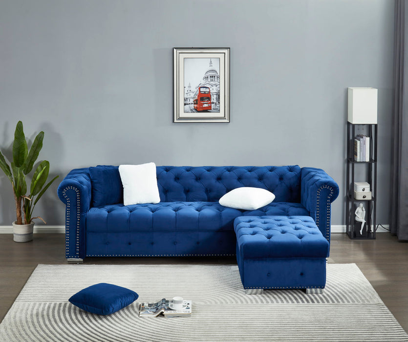 4 Seater Oversized L Shaped Reversible Sectional Sofa