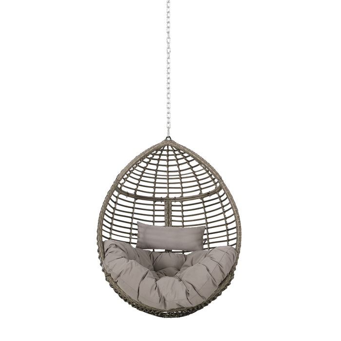 Morris Teardrop - Hanging Chair With Chain And Water Resistant Cushions