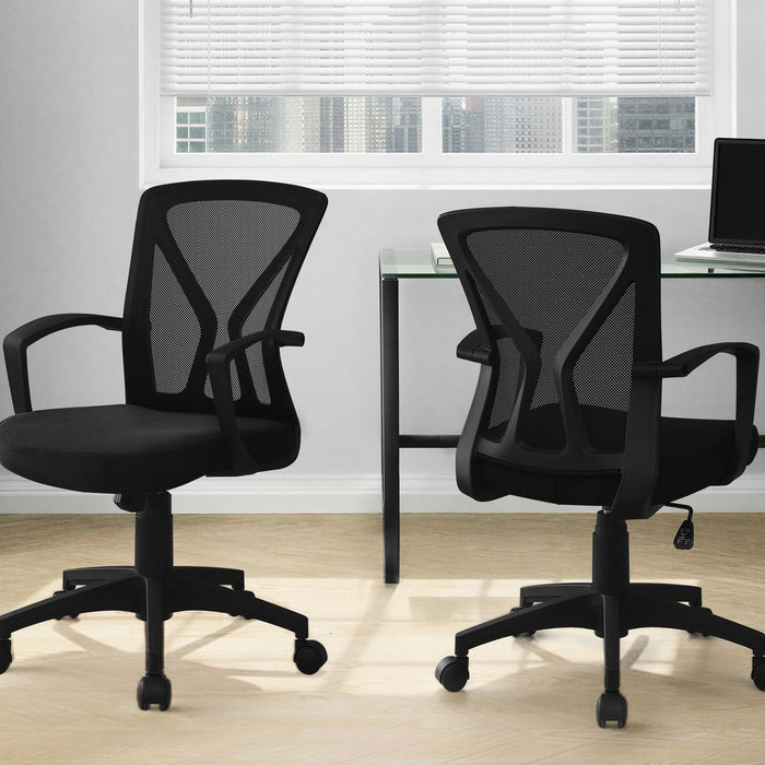 Office Chair, Adjustable Height, Swivel, Ergonomic, Mesh, Contemporary & Modern