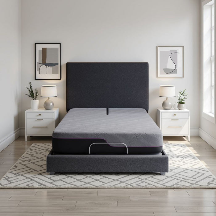 Renew - 11" Queen Size Flex Head Cooling Fast Responding Latex Foam Mattress - Gray