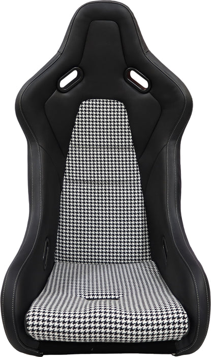 Racing Seat - Black White