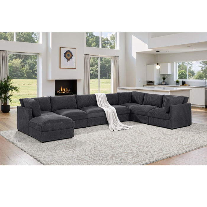 Modern Reversible Modular Sectional