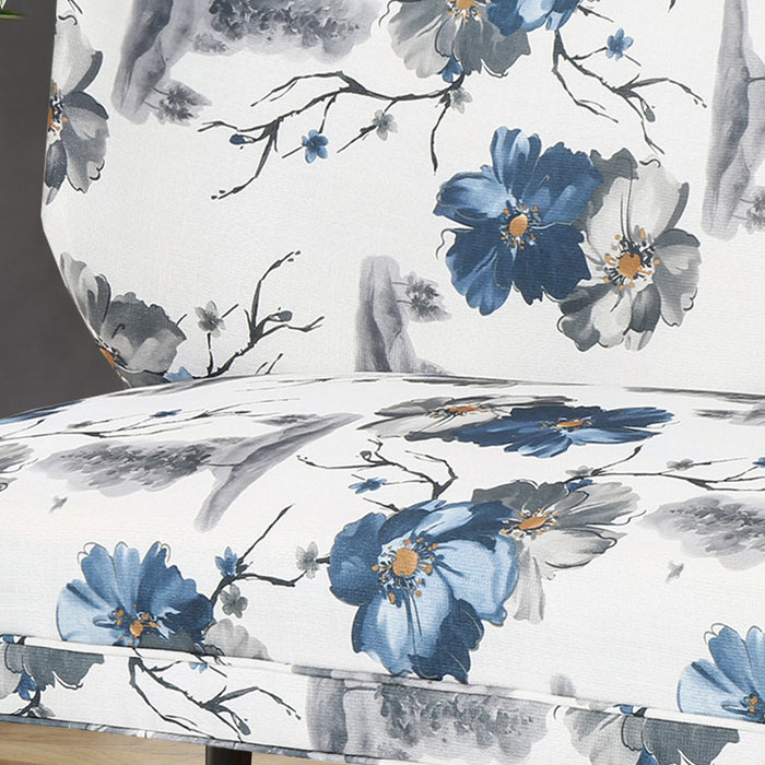 Elegant Classic Upholstered Loveseat With Curved Backrest