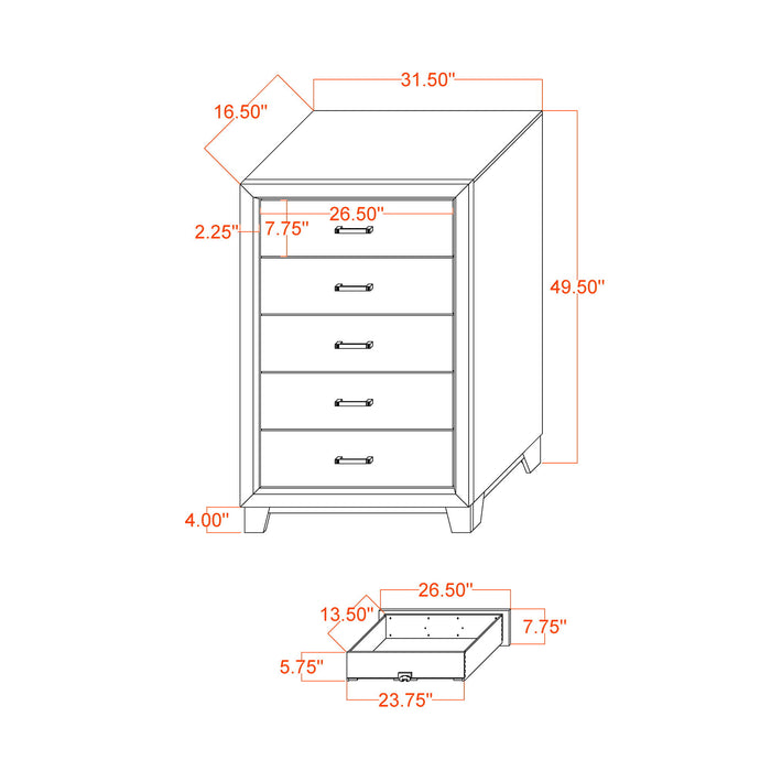 Soluto - Chest - Gray / Black