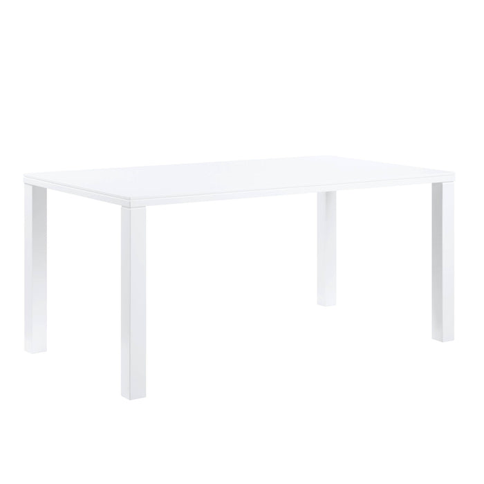 Pagan - High Gloss Dining Table - White