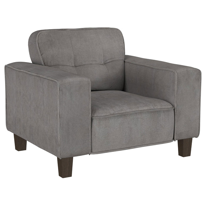Dana - Track Arm Tufted Accent Chair
