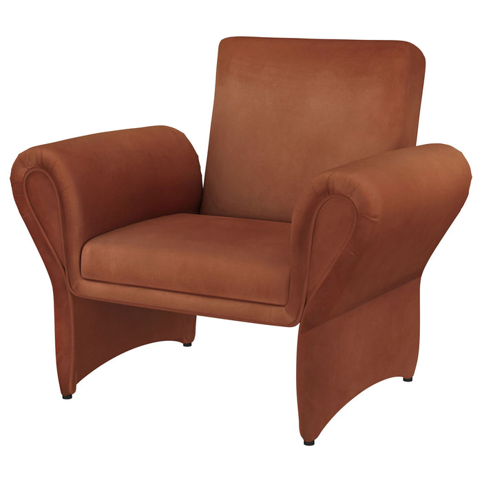 Whitney - Accent Armchair - Rusty Orange