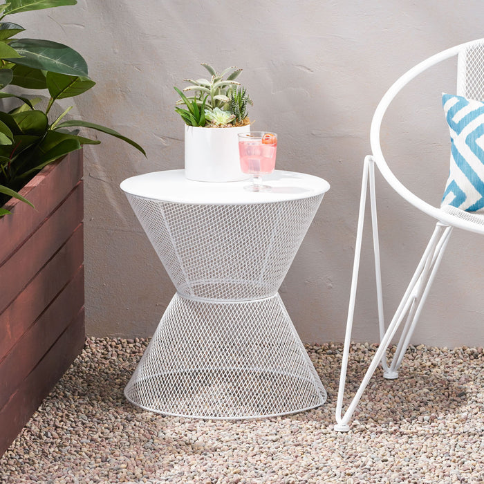 Nevada - Contemporary Side Table With Mesh Design