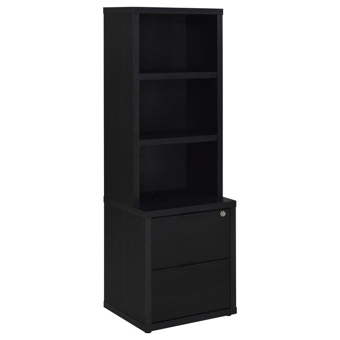 Geary - 3 Piece Wall Unit Bookcase Set With USB Storage