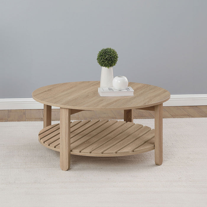 Altos - 1 Shelf Round Table